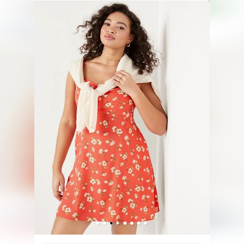 NWT Old Navy Fit Flare Crepe Mini Dress 4X New Sundress #15
